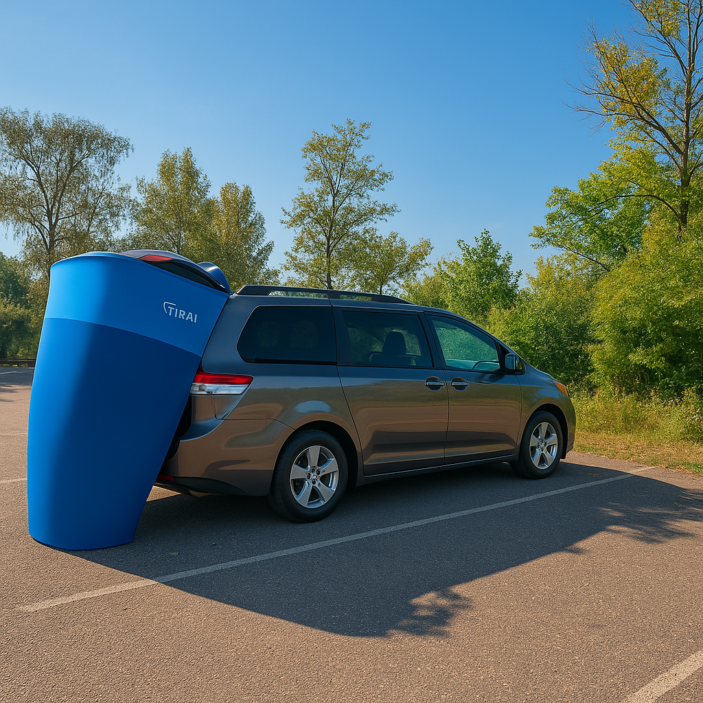 Tirai Original SUV Minivan EZ Tarp Cabana Sea-Blue