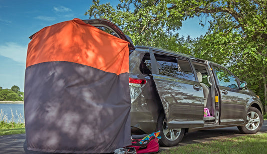 Tirai - Original SUV Minivan EZ Tarp Cabana Sunset-Orange